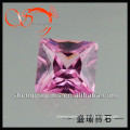 wholesale 4x4mm pink square cubic zirconia / cz in bulk CZSQ-4x4